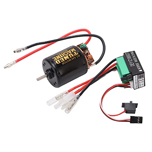 Brushed Motor ESC Combo 540 Brushed Motor with 65A ESC for Axial SCX10, RC Cars