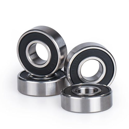 10 PCS R6-2RS Ball Bearings，3/8’’x 7/8’’x 9/32’’ Rubber Sealed Deep Groove Ball Bearings, Double Rubber Seal Bearings, Chromium Bearing Steel (R6-2RS) - size: R6-2RS