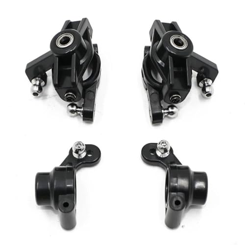 RC Crawlers Components For Wltoys 124016 124017 124018 144001 144002 144010 124019 Replacement Steering Cup C-Hub Carrier Rear Hub Carrier Set RC Car Spare Parts