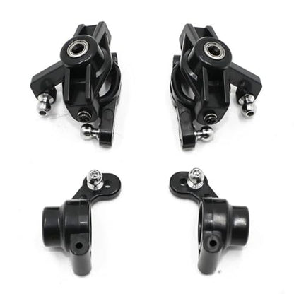 RC Crawlers Components For Wltoys 124016 124017 124018 144001 144002 144010 124019 Replacement Steering Cup C-Hub Carrier Rear Hub Carrier Set RC Car Spare Parts
