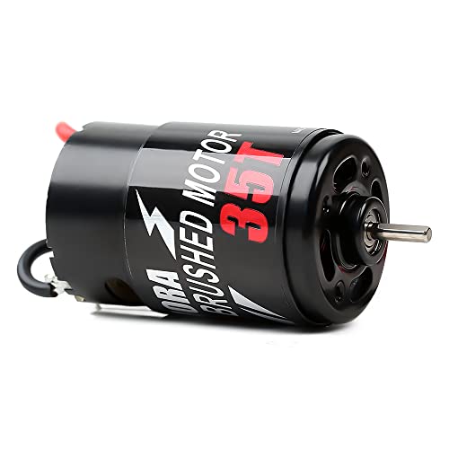 INJORA 550 3-Slot Waterproof Brushed Motor for 1/10 RC Car (35T) - size: 35T