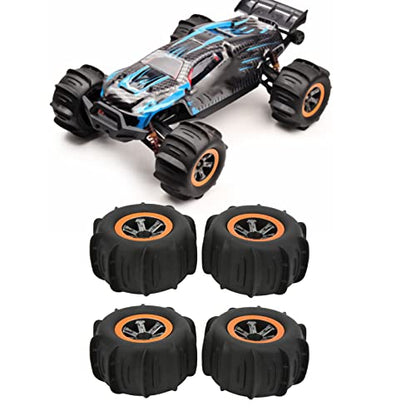 Jeanoko 1PCS RC Tires Car Beach Tires with Uneven Texture, RC Beach Wheel RC Beach Tires, Excellent Grip Stable for 1/10 RC Cars