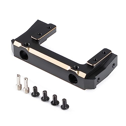 Brass SCX10 II Front Bumper Mounts 86g Servo Mount for 1/10 RC Crawler Redcat Gen 7 Axial SCX10 Upgrades Metal LCG Chassis