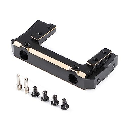 Brass SCX10 II Front Bumper Mounts 86g Servo Mount for 1/10 RC Crawler Redcat Gen 7 Axial SCX10 Upgrades Metal LCG Chassis