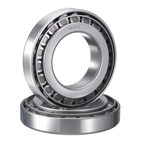 2 Pack 30213 Tapered Roller Bearing Cone and Cup Set | 65mm Bore 120mm OD 25mm Cup Width, Chrome Steel Wheel Bearings, ABEC-3 - size: 30213