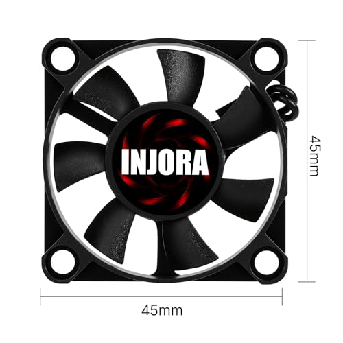 INJORA 45mm ESC Cooling Fans for RC Cars - size: 45