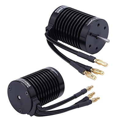 Sensorless Brushless Motor, 4370KV 1/10 RC Accessory for Surpass F540, 4 Pole RC Motor for Cars Trucks, High RPM