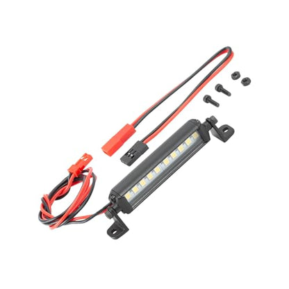 RC Light Bar 10 LED 2.5 Inch Aluminum RC Lights RC Crawler Accessories for Axial SCX10 Traxxas TRX4 TRX4M Arrma Senton Redcat GEN7 1/10 1/18 Scale Rock Crawler Truck (2.5inch) - size: 2.5inch
