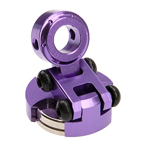 ShareGoo 4Pack Metal Magnetic Stealth Invisible Body Post Mount Upgrade Parts Compatible with Axial SCX10 HSP Redcat D90 1/10 RC Crawler Drift Car Truck (Purple) - color: Purple
