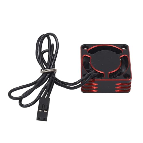 RC Motor Cooling Fan, Lightweight and Stable ESC Motor Cooling Fan 19000rpm for Replacement (Red) - color: Red