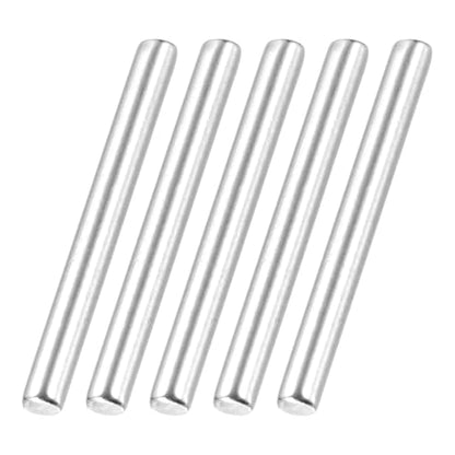 MECCANIXITY 60 Pack Dowel Pin Wheel, 1.5x15mm Steel Hex Wheel Hub Nut Pin Replacement for DIY RC Car Truck Boat Helicopter Model Part, Silver - size: 1.5x15mm