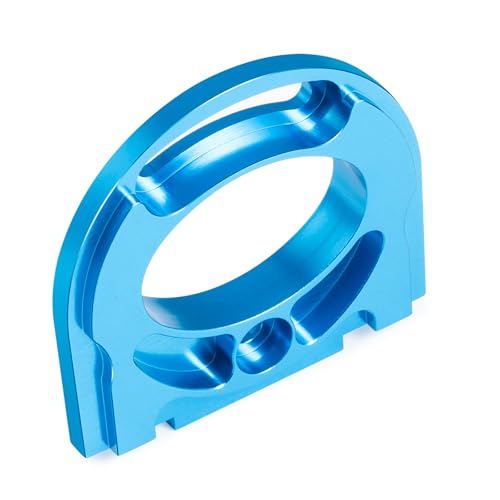 Aluminum Adjustable Motor Mount Plate Compatible with Tamiya TT02 1/10 Motor Mount Chassis RC On Road Touring Car Upgrade Parts 54558 Blue