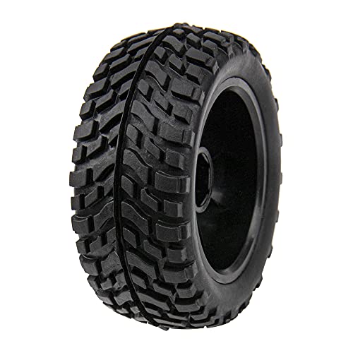 12mm Hex Hub 75mm/2.95'' Rubber Tires & Plastic Wheel Rims with Foam Compatible with HSP Tamiya HPI Kyosho 1/10 On-Road Touring Car,WLtoys 1/14 144001 RC Buggy (10-Spoke) - style: 10-Spoke