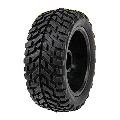 12mm Hex Hub 75mm/2.95'' Rubber Tires & Plastic Wheel Rims with Foam Compatible with HSP Tamiya HPI Kyosho 1/10 On-Road Touring Car,WLtoys 1/14 144001 RC Buggy (10-Spoke) - style: 10-Spoke