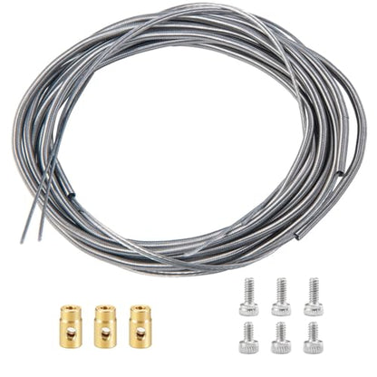 For Tamiya 1/14 Differential Lock Line Cables With Brass Lead Column 820mm RC Trailer Tractor Truck Car Upgrade Parts Models