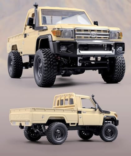 WPLDEWAN RC Rock Crawler 4x4 RC Truck MN82 Toyota LC79 Remote Control Truck | 1/12 RC Crawler Off Road Pickup 2.4G All Terrain 280 Motor Full Proportional RTR Hobby Toy Adult
