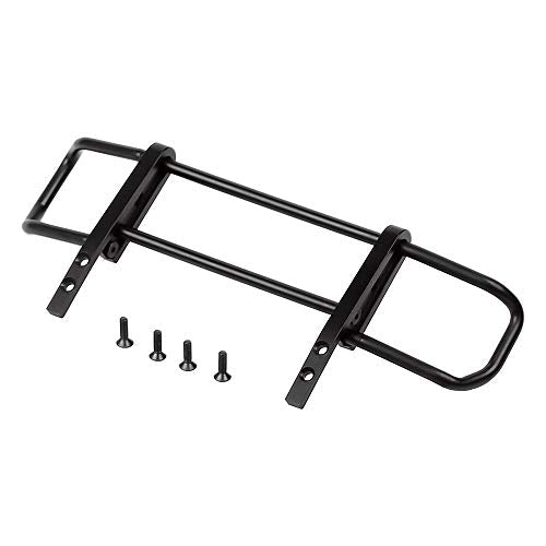RC Car Metal Front Bumper for 1:10 RC Crawler Traxxas TRX4 G500 TRX6 G63 6X6 Upgrade Parts - Black