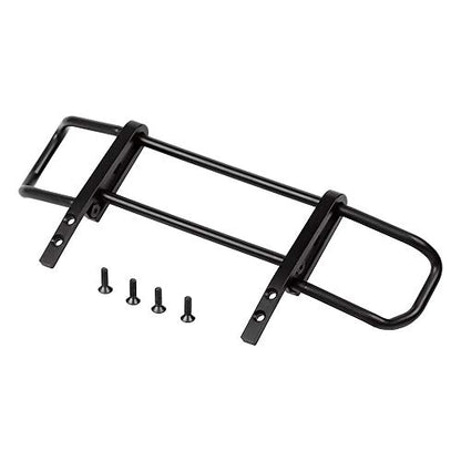 RC Car Metal Front Bumper for 1:10 RC Crawler Traxxas TRX4 G500 TRX6 G63 6X6 Upgrade Parts - Black