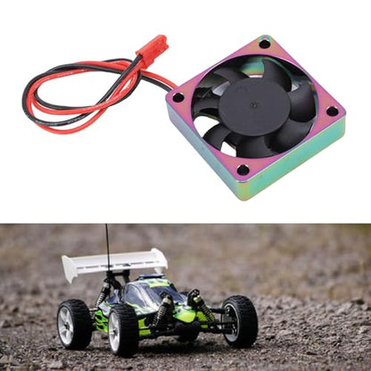 RC Motor ESC Cooling Fan Aluminum Alloy Metal 14000RPM 4010 RC Motor Heatsink Cooling Fan for Replacement