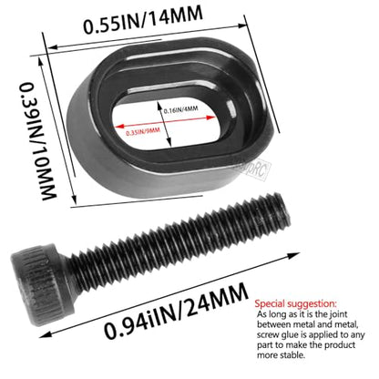 RC 7075 Aluminum Motor Mount Washers Shims Upgrades Part for 1/5 Scale TRX X-MAXX 6S 8S XRT 8S RC Car.Shims with Screws Hops Up,Black - color: Black(for 1/5)