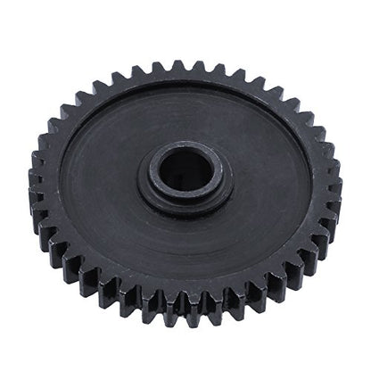 Hobbypark Metal Diff Differential Main Gear 42T & Motor Pinion Gear 27T Set for WLtoys A959-B A969-B A979-B K929-B 1/18 Scale RC Car Upgrade Parts (Black)