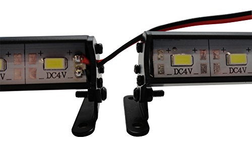 Apex RC 3 LED 55mm Aluminum Light Bar Compatible with Traxxas 1/16 Teton, 1/16 Summit, 1/16 E-Revo, ECX 1/18 Temper, 1/18 Rukus, 1/10 AMP Desert Buggy, 1/10 Boost Buggy & More #9040