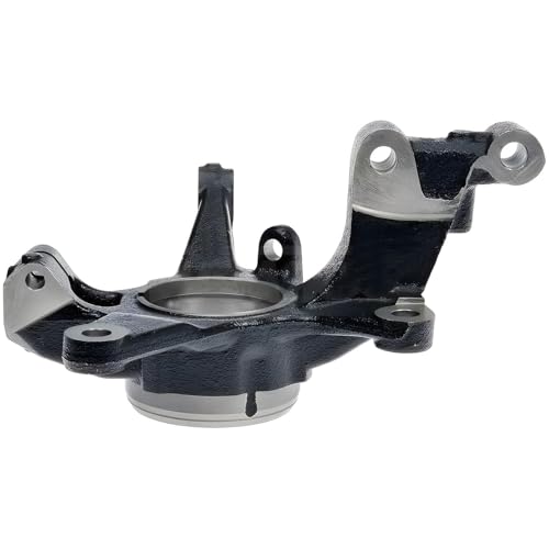Detroit Axle - 2pc Front Left Knuckle Kit for 2007-2012 Mazda CX-7 | 2007-2015 CX-9, 2008 2009 2010 2011 Driver Side Steering Knuckle Wheel Bearing Replacement - size: 2UW471910/Kit