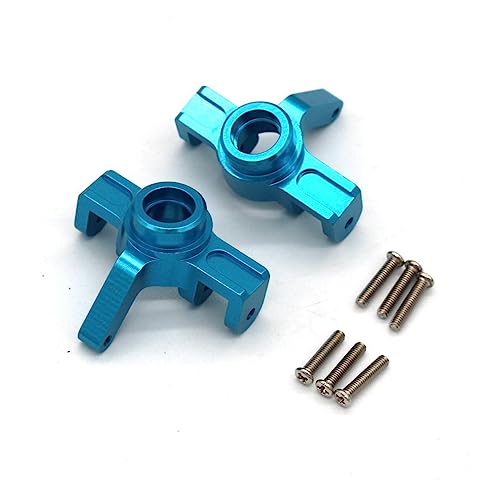 Upgrade Aluminum Alloy Spare Parts Full Set Accessories Compatible with Hyper Go MJX H16BM H16GT H16DR 16207 16208 16209 16210 1/16 Brushless High Speed R/C Cars/Trucks (Front Steering Cup) - color: Front Steering Cup