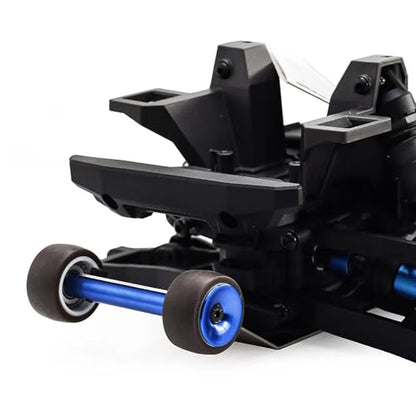 RC Car Accessories for Trxxas for Mini for Maxx Monster Truck Metal Wheelie Bar RC Car Upgrade Parts Accessories(Blue) - size: Blue