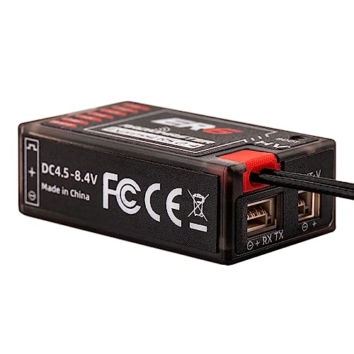 RadioMaster ER6 ELRS PWM Receiver: 2.4GHz 6Ch ExpressLRS Receiver Nano Module for Fixed Wing RC Vehicles by Speedybee