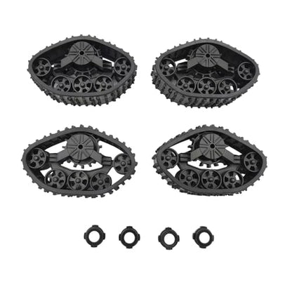 Compatible with WPL B14 B24 C14 C24 for Fayee FY001 FY002 FY003 FY004 4pcs Track Wheels Snow Tires RC Car Truck DIY Modified Accessories RC Assortment