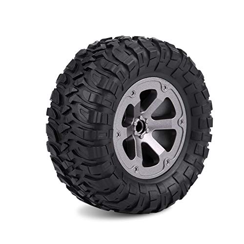 4 Pcs/Set 1:16 RC Crawler Tires, Rubber Plastic 1/16 RC Car Crawler Tires, Remote Control Car Wheels Accessory for 1.0 C24 Upgrades