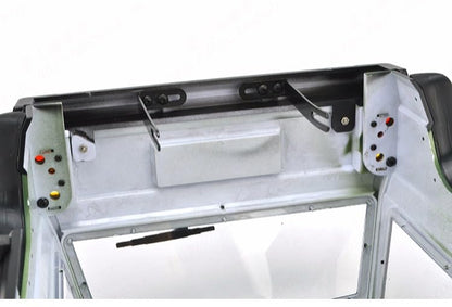 1/10 RC Crawler Hard Body Shell Kit - 313mm Wheelbase Cherokee Body for Axial SCX10, SCX10 II 90046, 90047 & TRX4 Kits (White) - color: White