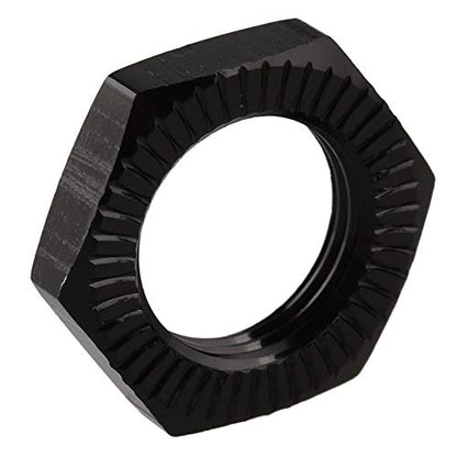 Mxfans 4pcs fits RC 1/8 Model Car 17MM Aluminum Alloy Wheel Hex Hub Nut N10169 Black