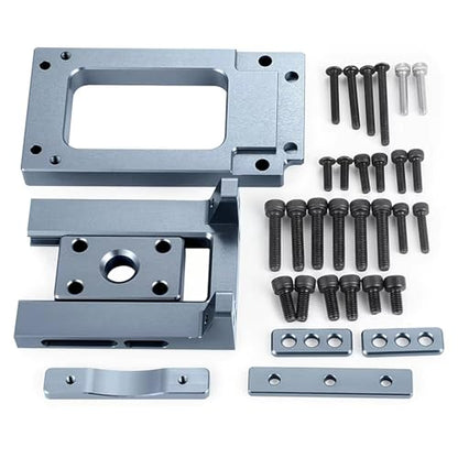 RC Spare Part Compatible with X-Maxx 8S 77086-4 1/5 RC Crawler Car for Buggy Trucks Upgrade Parts Aluminum Alloy Motor for Seat Base Mount(Titanium) - size: Titanium