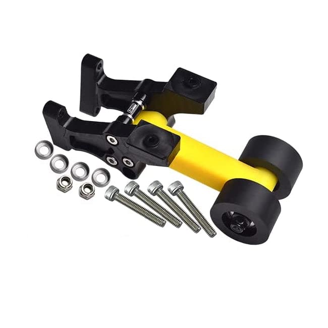 Special Material Rear Wing Mount with Wheelie Set for Traxxas 1/8 4WD Sledge Monster Truck 95076-4 Upgrades - Black