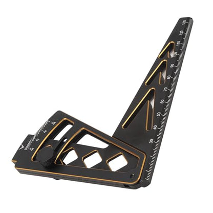 RC Car Inclined Ruler, Multifunctional Ride Height Gauge Camber Gauge Multi Angle Measuring Tool with Aluminum Alloy Construction, for Home Game and Daily Use