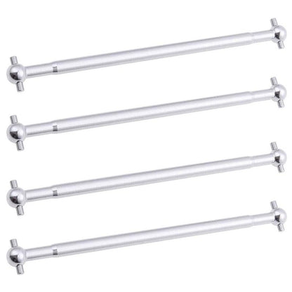 08029 Dogbones 89.5mm & Stub Wheel Axle 02033 Drive Shaft for 1/10 Redcat HSP Exceed RC Car Truck Replacement(Silver) - color: Silver