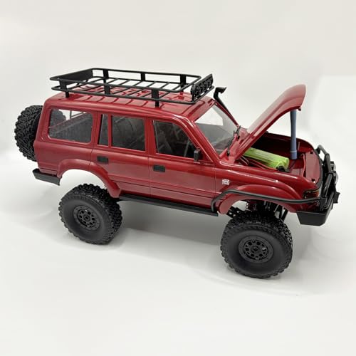 RC Rock Crawler 4x4 RC Truck WPL C54 1/16 RC Crawler RTR | Remote Control Truck Off Road 2.4G All Terrain Proportional Throttle Steering 260 Motor New Chassis and Shock