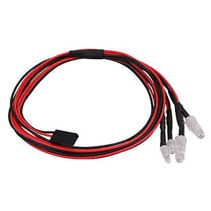 Durable 4 LED RC Car LED Light Kit RC Car Truck Headlight Taillight Replacement Parts