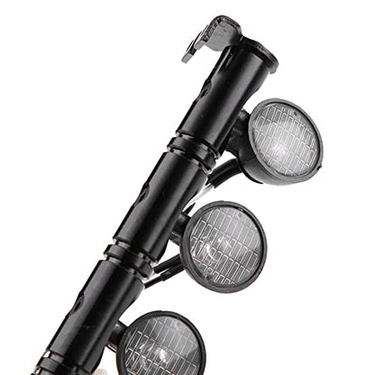 Pilipane 5 pcs LED RC Car Lights, RC Car Light Bar Kit, 1/10 Scale RC Crawler Car Roof Light Bar Spotlights Fit for for RC Crawler Car Truck Accessories