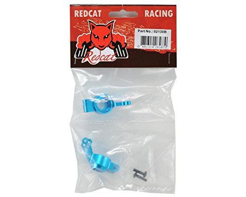 Redcat Racing 02130b Aluminum Rear Hub Carrier (2Piece, Blue)