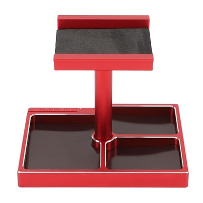 RC Car Work Stand with Magnetic Screw Trays for 1/18 1/24 RC Cars, Aluminum Alloy Repair Workstation Kit (#) - color: #1