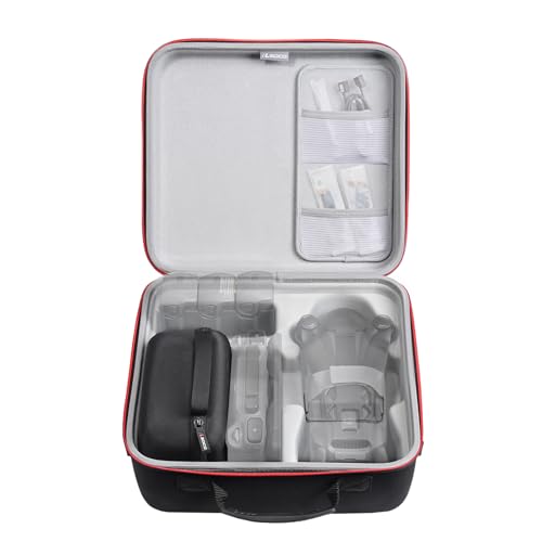 RLSOCO Carrying Case for DJI Mavic 4 Pro Drone Fly More Combo - Fits Full Set of Accessories: Drone Body,DJI RC Pro 2/RC 2 Controller,Batteries x 3,Charging Hub,Propellers and Other Accessories