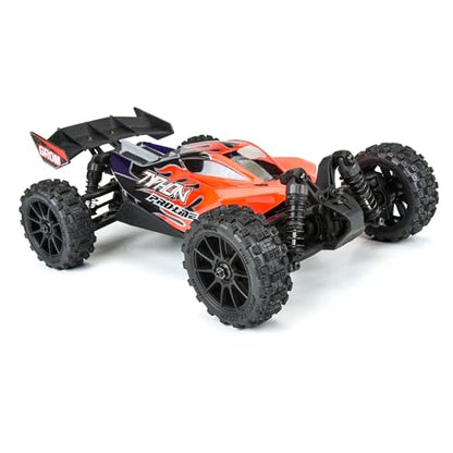Pro-Line Racing Badlands MX 1.9" All-Terrain Buggy Tires 4 Mounted on Mach-10 Black 1.9" 12mm Hex Wheels for Typhon GROM 4x4 Front or Rear PRO1024610