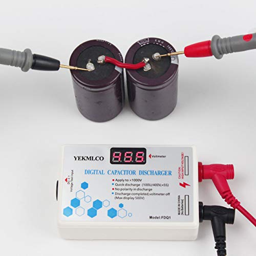 Digital Capacitor Discharger Quick Discharge Voltage Tester Protection Electrician Voltage Discharging Tool for Electronic