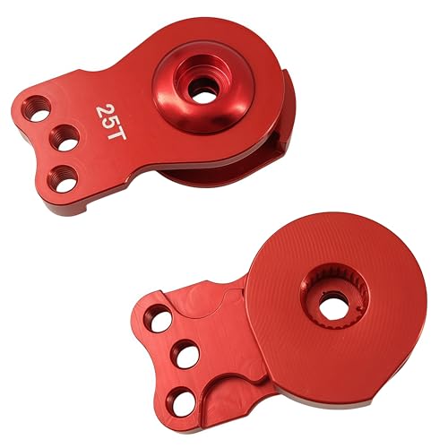 2PCS Aluminum 25T Adjustable Servo Saver for TRX4 TRX6 SCX10 Capra RC | Hi-Torque,1/10 Scale,Futaba,Tamiya Servos,CNC Machined,High Strength,Precision Fit