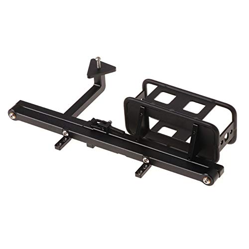 1/10 Scale RC Crawler Rear Bumper with Spare Tire Carrier for D90 D110 1:10 RC Crawler Car (B) - style: B