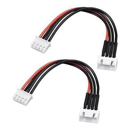 uxcell 3S Balance Plug Extension Wire 10CM 2PCS for Lipo Battery Balance Charging 22AWG