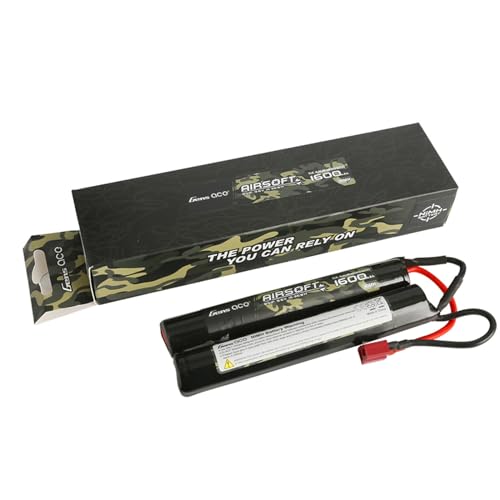 Gens ace 1600mAh 9.6V 8S1P Airsoft Nunchuck-Style NIMH Battery with T Plug